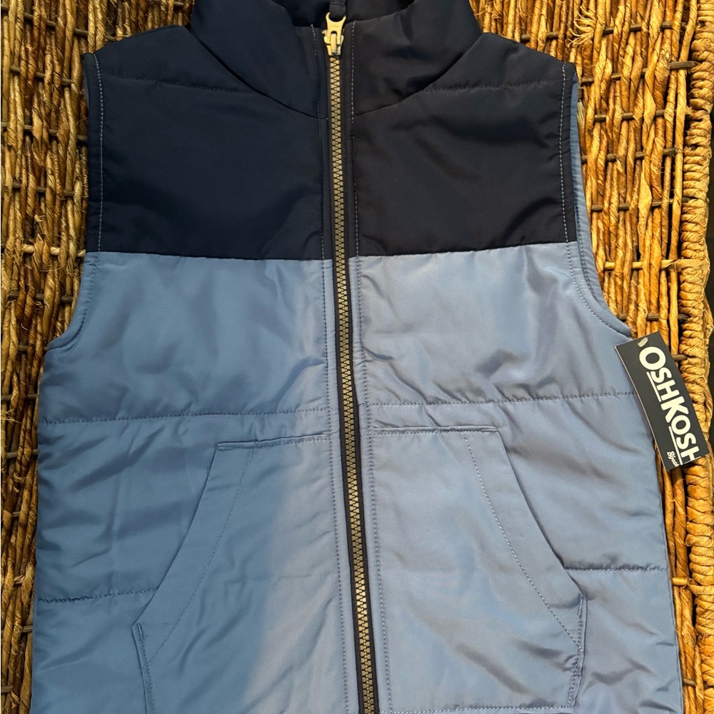 OshKosh B'gosh Navy and Light Blue Vest